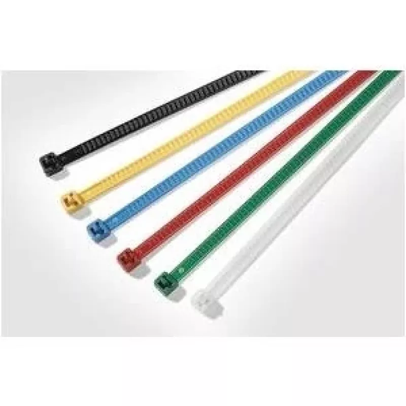 HellermannTyton LR55 wiederverwendbarer Kabelbinder 195 x 4,7 mm Grün 25er-Pack 115-00005