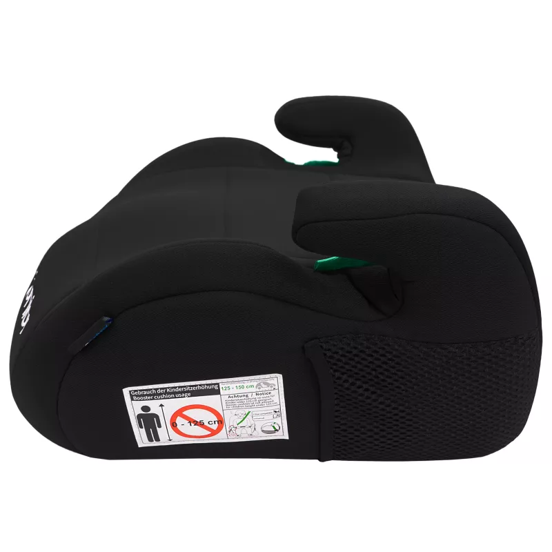 Petex Max R129 Sitzerhöhung Schwarz ECE R129 i-Size für Kinder 125-150 cm