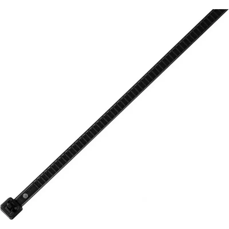 HellermannTyton wiederverwendbarer Kabelbinder LR55 195x4,7mm Schwarz 25er-Pack 115-00002