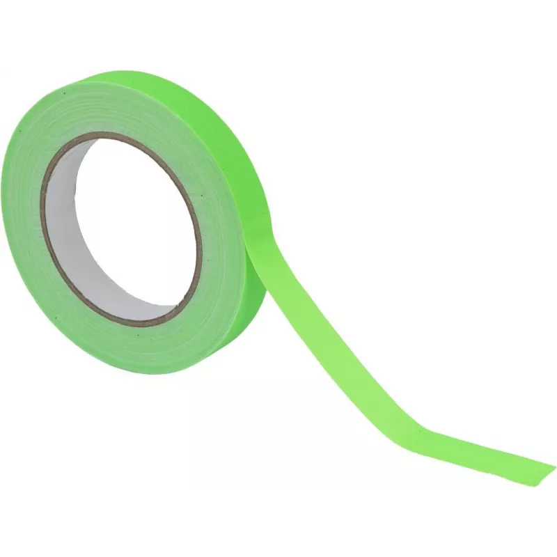 ZUBEHÖR Gafferband 19mm x 25m Neongrün UV-aktiv 30005482