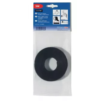 HellermannTyton Klett-Kabelbinder 1m x 12,5mm Schwarz (130-00008)