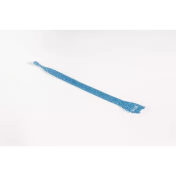 HellermannTyton TEXTIE-M wiederverwendbarer Klett-Kabelbinder 200mm x 12,5mm Blau (10er-Pack) 130-00018