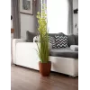 EUROPALMS Pompom Grass Kunstpflanze, 122 cm, Grün 82500136