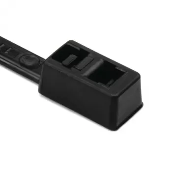 HellermannTyton T30R Schwarzes PA66-Kabelband 395 x 4,7 mm, 100 Stück 117-00008