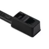 HellermannTyton T30R Schwarzes PA66-Kabelband 395 x 4,7 mm, 100 Stück 117-00008