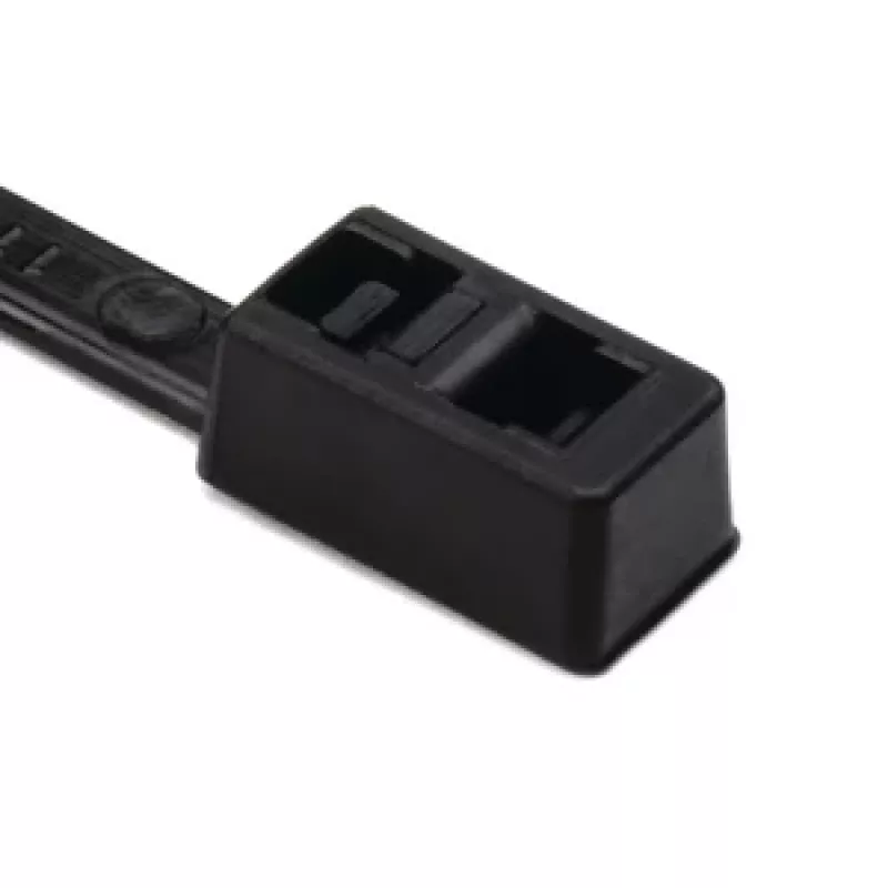 HellermannTyton T30R Schwarzes PA66-Kabelband 395 x 4,7 mm, 100 Stück 117-00008