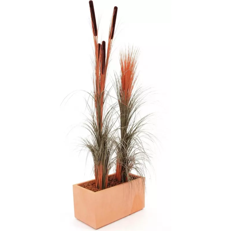 EUROPALMS Künstliches Schilfgras, Hellbraun, 127 cm 82505852