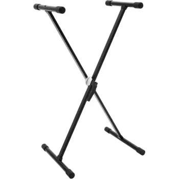 Dimavery SVT-1 Keyboard-Ständer X-Rahmen Klemmschloss höhenverstellbar 20 kg Traglast Schwarz
