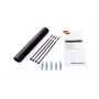 HellermannTyton 380-04004 TF21 Wärmeschrumpfschlauch, 2:1, 4,0 mm, Schwarz, 10 m