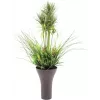 EUROPALMS Kunstgras-Arrangement, 90cm, Grün, im schwarzen Topf 82600137