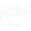 EUROPALMS Leichtsin Bowl-15 rote glänzende Dekorationsschale 83011823