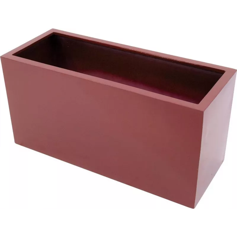 EUROPALMS Leichtsin Cube-50 roter hochglänzender Dekorationswürfel aus Polystyrol 50 cm 83011873