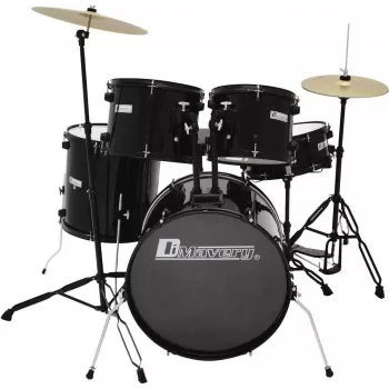 DIMAVERY DS-200 Schlagzeug, Schwarz 26001360
