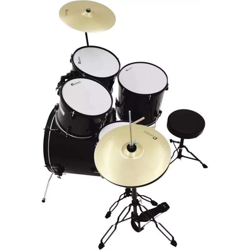 DIMAVERY DS-200 Schlagzeug, Schwarz 26001360
