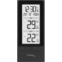 Technoline WS9787 Kabellose Wetterstation mit Außensensor, Schwarz/Silber