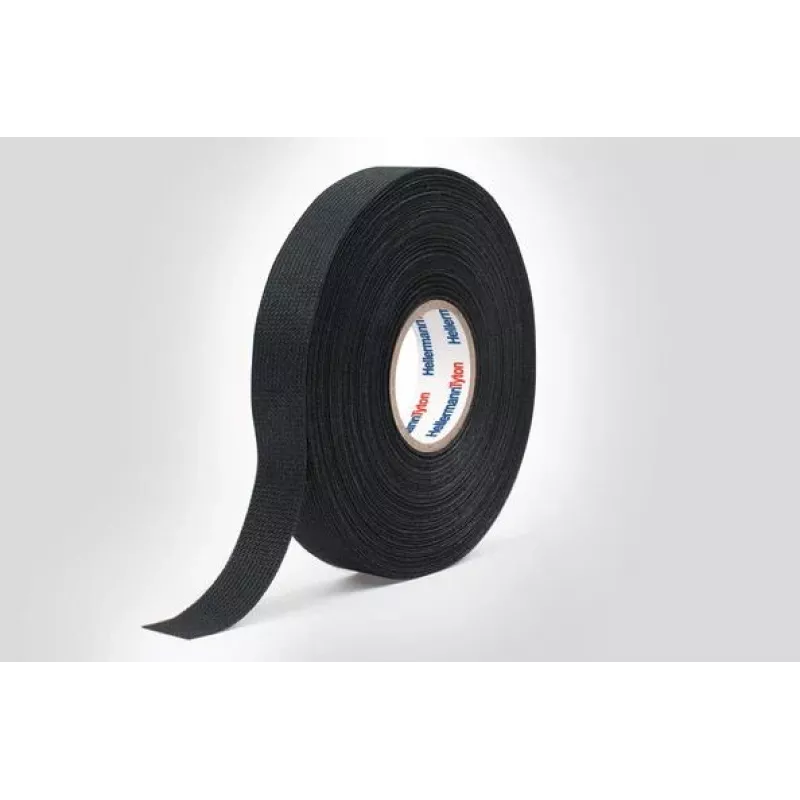HellermannTyton HTAPE-PROTECT300 Selbstverschmelzendes Band, Schwarz, 25 m x 19 mm x 0,3 mm 712-10001