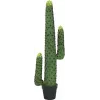 EUROPALMS Mexikanischer Kaktus Kunstpflanze, Grün, 117cm 82801071