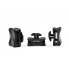 HellermannTyton ACFM8W6.2PT3-PA66/6HIRHS-BK Kabelbinderhalter für Profilschienen, hitzestabilisiert, schlagfest, schwarz, 25 Stück 151-03249