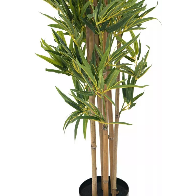 EUROPALMS Bambus deluxe, Kunstpflanze, 180cm (82509167) - Künstliche Bambuspflanze