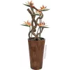 EUROPALMS Künstliche Paradiesvogelblume, Orange, 95 cm 82530559