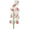 EUROPALMS Cymbidium-Zweig, künstlich, weiß-rosa, 90cm 82530312