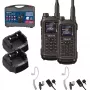 Albrecht Tectalk Duo PMR446 + Freenet 1W Handfunkgeräte-Set mit Hard-Carry-Case (2er-Pack) 29148.S1