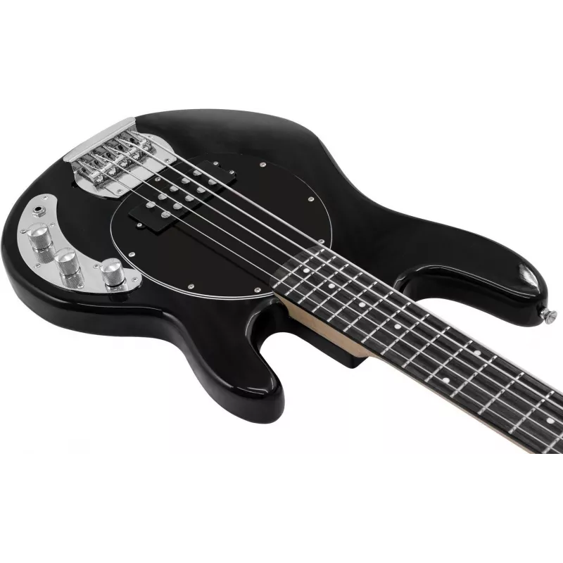 Dimavery MM-505 5-Saiter E-Bass Gitarre, Schwarz 26222096