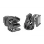 HellermannTyton EdgeClip EC1-3SV-DHC6-7 Kabelbinderhalterung, Schwarz, 100 Stück 151-04455