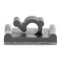 HellermannTyton MAGRA3 Magnetische Kabelklemme PA66 NdFeB Schwarz 50 Stück 151-04466