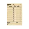 BÜRK MOBATILE Stempelkarte für ZS 5200 Zeiterfassungsuhr, 100 Karten, grüner Druck auf weißem Karton, 189 x 86 mm B01830040500