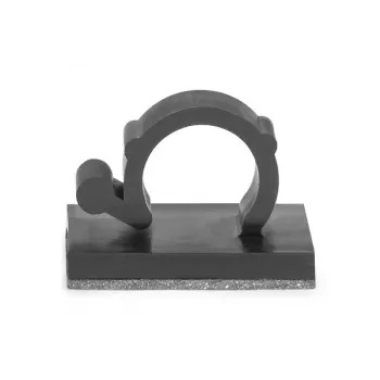 HellermannTyton MAGRA9 Magnetische Kabelklemme, PA66/NdFeB, Schwarz, 25 mm max. Bündel, 25 Stück 151-04467