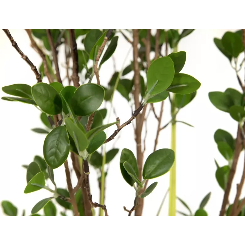 EUROPALMS Immergrüner Strauch mit Gras Kunstpflanze, 120 cm 82600183