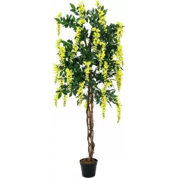 EUROPALMS Goldregen Künstliche Pflanze, Gelb, 180cm 82507116