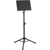 Dimavery OP-1 Orchester-Notenpult, Schwarz, Höhenverstellbar 60-125 cm, Stahl