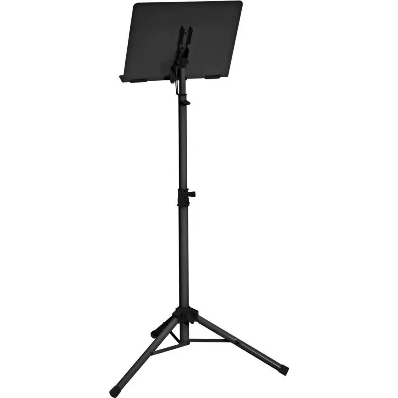 Dimavery OP-1 Orchester-Notenpult, Schwarz, Höhenverstellbar 60-125 cm, Stahl