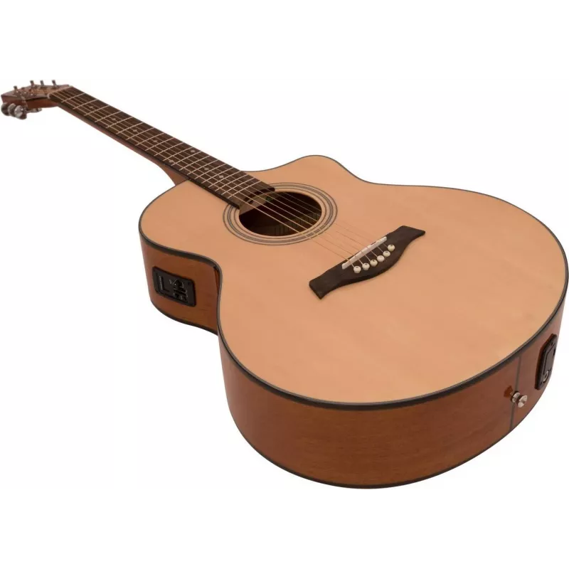 DIMAVERY STW-50 Westerngitarre, Natur 26245086