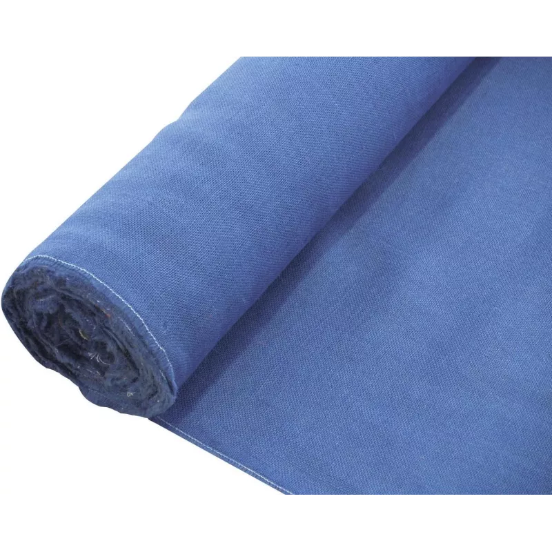 EUROPALMS Dekostoff, Jute, Blau, 130cm (83312114)