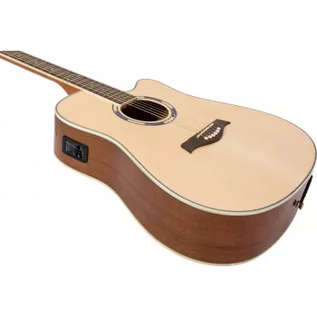 DIMAVERY JK-500 Akustikgitarre, Cutaway, Natural 26231388