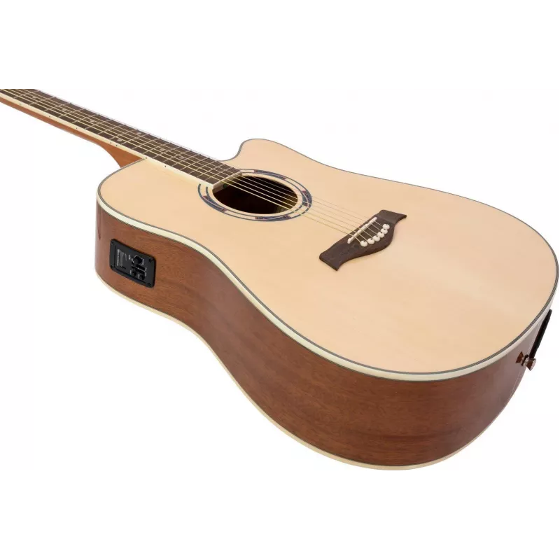 DIMAVERY JK-500 Akustikgitarre, Cutaway, Natural 26231388