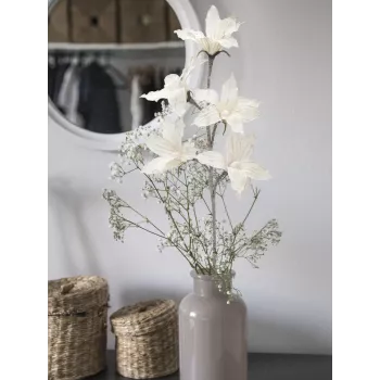 EUROPALMS Clematis-Zweig (EVA), künstlich, Weiß (82531065)