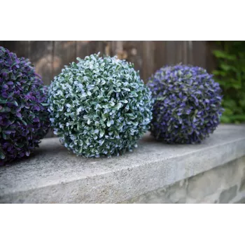 EUROPALMS Künstlicher Grasball, Blau, 22cm 82606975