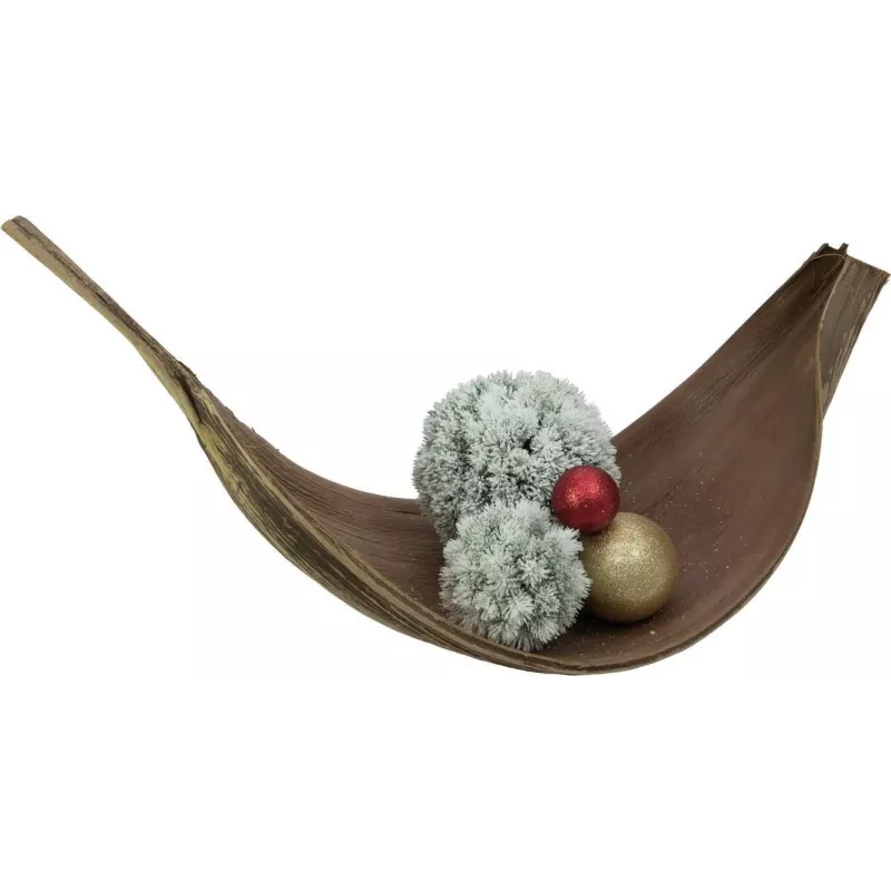 EUROPALMS Pine Ball, Flocked, 30cm (83500305)