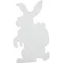 EUROPALMS Silhouette Osterhase, Weiß, 60cm (83505011)