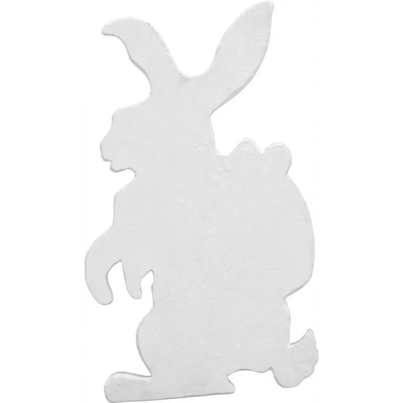 EUROPALMS Silhouette Osterhase, Weiß, 60cm (83505011)