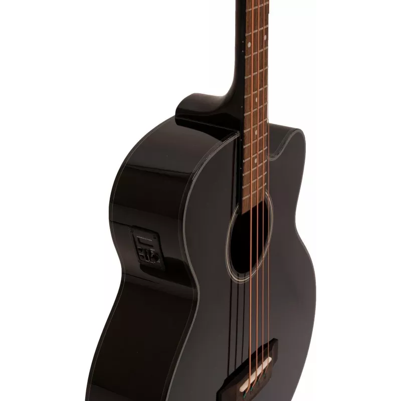 DIMAVERY AB-450 Akustikbassgitarre, Schwarz 26224013