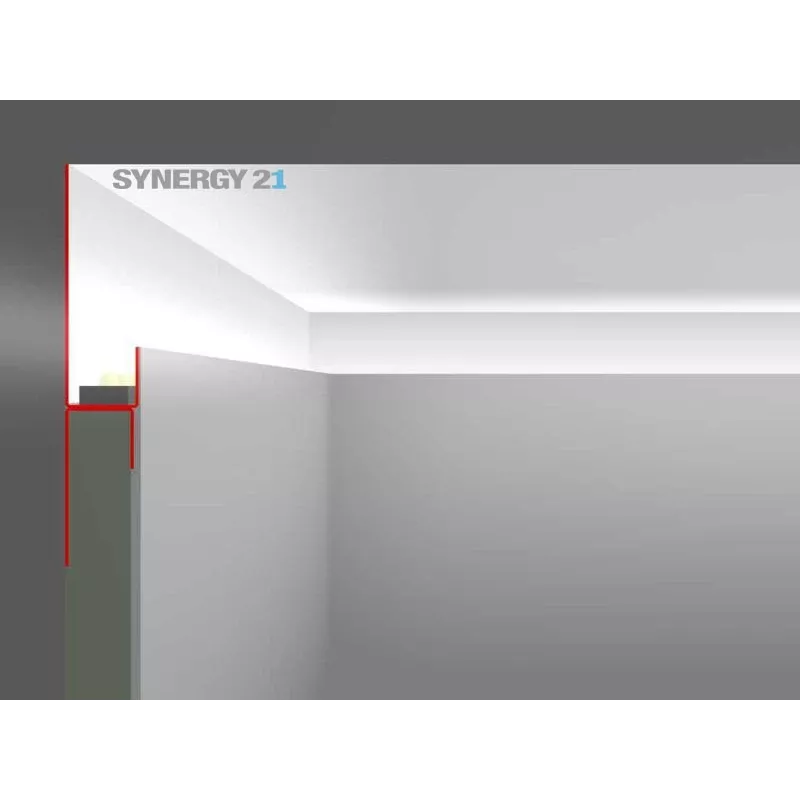 SYNERGY21 LED-Profil 200cm Zinkblech Typ B40 S21-LED-PR00140