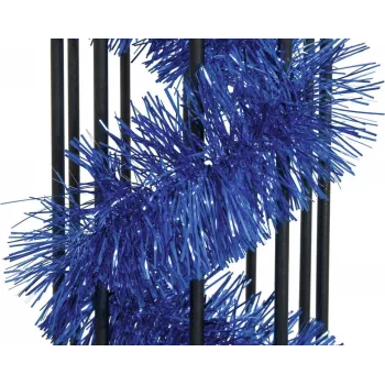 EUROPALMS Metallic Girlande, Blau, 12,5 x 270 cm 8350054D