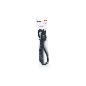HellermannTyton SOFTFIX XXL wiederverwendbarer Kabelbinder, TPU, Schwarz, 300mm x 12mm, 3er-Pack 115-28898
