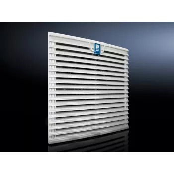 Rittal Auslassfilter für SK 3237.1xx Filterventilatoren, G3, IP54, 204 x 204 mm, Lichtgrau 3237208