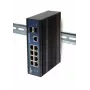 ALLNET ALL-SGI8010PDM Industrial Managed Layer2+ 10-Port Gigabit PoE Switch, 7x PoE+ 2x SFP 1x PD, lüfterlos IP40